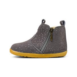 Schoenen Step Up Jodhpur Charcoal Starburst - Bobux