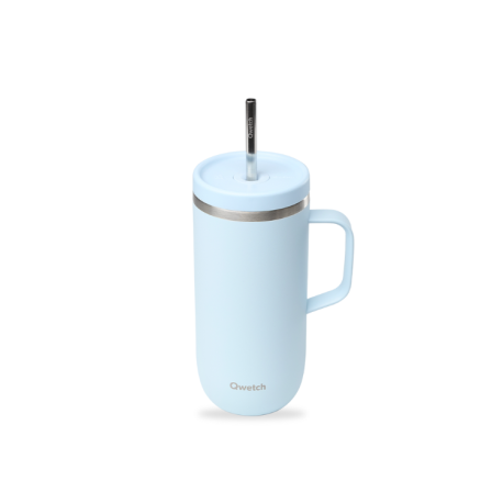 Cold cup thermosfles met handvat 600 ml - Qwetch