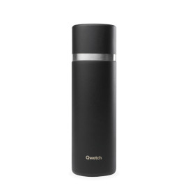 Thermo inox isotherm - Mat - Zwart - 750ml - Qwetch