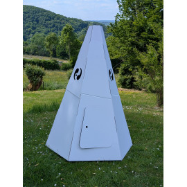 Paperpod - Witte kartonnen tipi