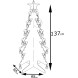 Paperpod - Witte kartonnen kerstboom pakket van 5