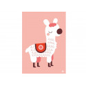 guitige poster 'alpaca love' (A3)