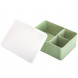 boîte à tartines Bear 'polar white/coast green'
