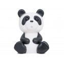 coole zwarte baby panda nachtlamp
