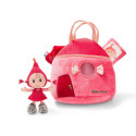Schattige omkeerbaar handtasje met accessoires - Roodkapje
