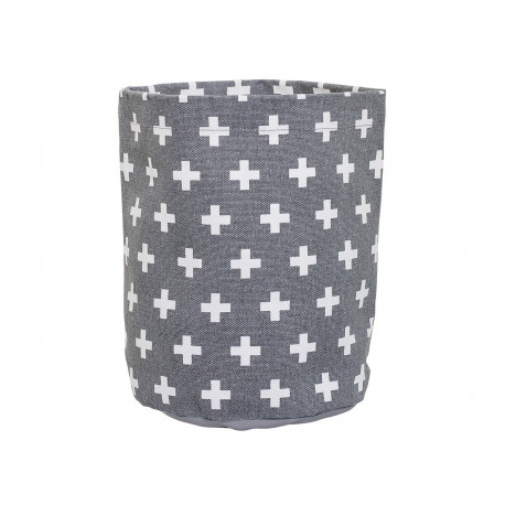 Monochrome opberger met kruisjes Monochrome opberger met kruisjes
