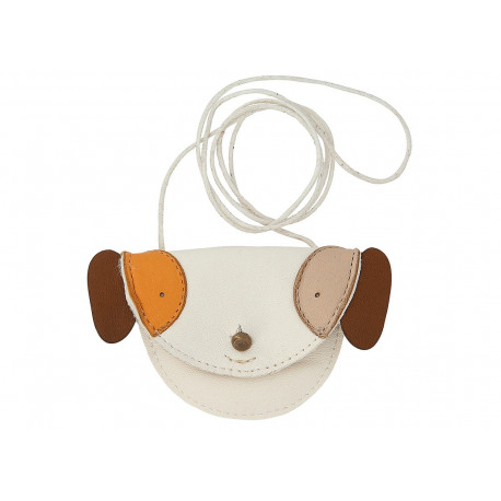 Wit portemonneetje / collier - Doggy Wit portemonneetje / collier - Doggy