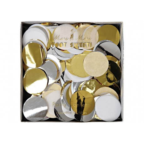 Feestelijke metallic party confetti Feestelijke metallic party confetti