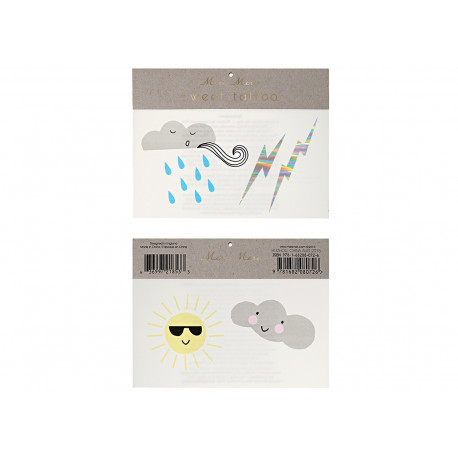 Vrolijk setje weather tattoos* Vrolijk setje weather tattoos*