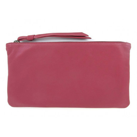 Fluweelrode mini etui - mini zipette marsala Fluweelrode mini etui - mini zipette marsala
