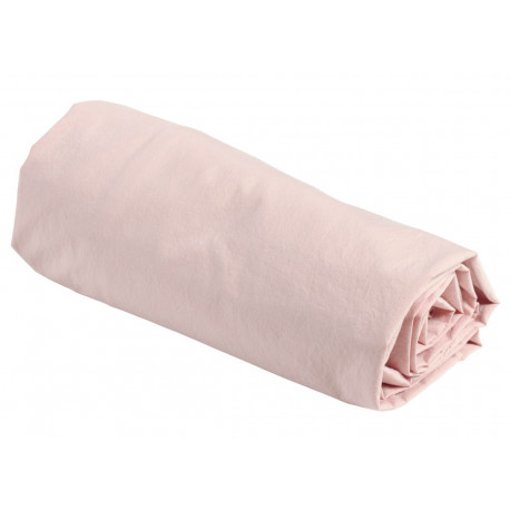 Katoenen hoeslaken 'rose biscuit' 90x200cm Katoenen hoeslaken 'rose biscuit' 90x200cm