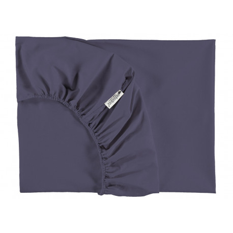 Dieblauw hoeslaken Alhambra - Aegean blue (70x140cm) Dieblauw hoeslaken Alhambra - Aegean blue (70x140cm)
