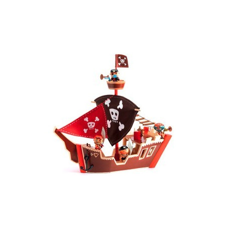 Houten piratenschip