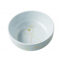 Blauwe yummy bowl met gouden contourprint