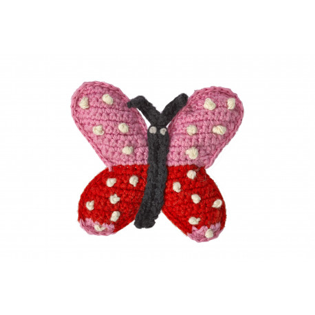 kleurrijke vlinderbroche crochet kleurrijke vlinderbroche crochet