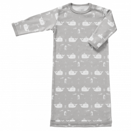 slaapzak Whale 'dawn grey' (0-6m) slaapzak Whale 'dawn grey' (0-6m)