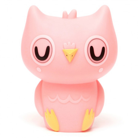 nachtlampje - owl peach pink