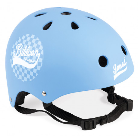blauwe helm voor loopfiets blauwe helm voor loopfiets
