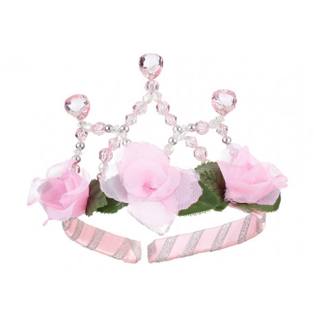 kroon Catherina roze-zilver kroon Catherina roze-zilver