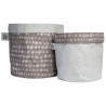 Set van 2 opbergzakken - dots girl