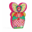 prachtige puzzel silhout 'the butterfly lady' 36 stukken