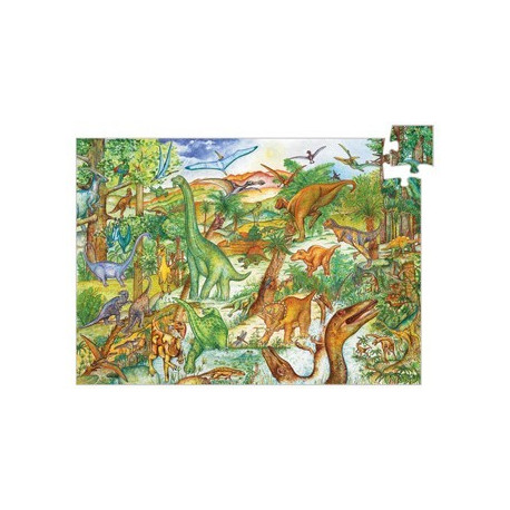 puzzle découverte 'dinosaures' éducatif (100 p)