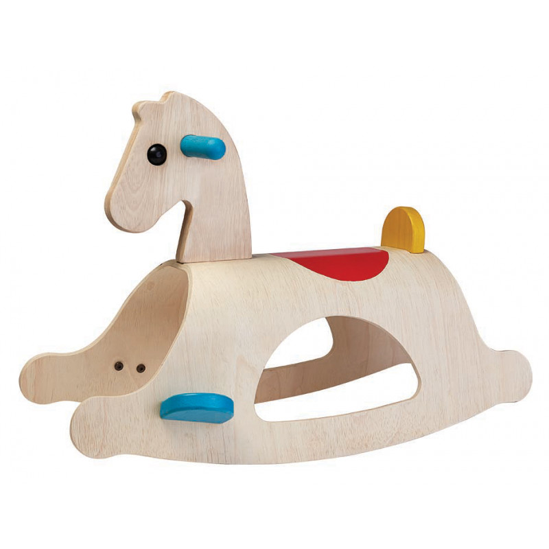 energie top Poging Plan Toys - Plan Toys houten schommelpaard - Palomino - De Kleine Zebra