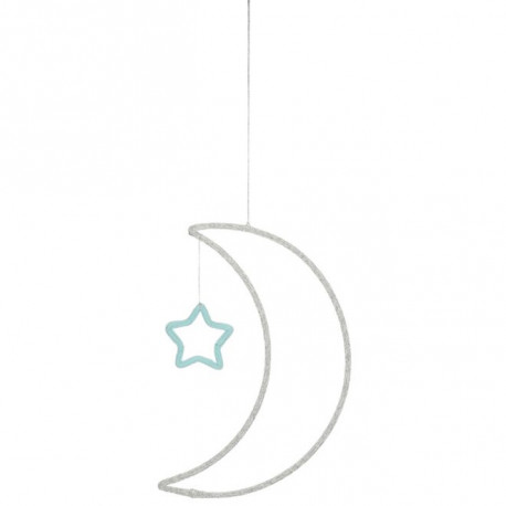 Moon & star muurdeco Moon & star muurdeco