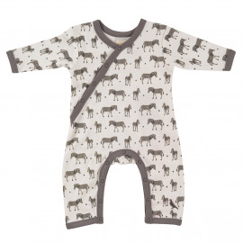 pyjama in biokatoen met zebra's
