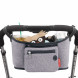 stroller organizer - grey melange