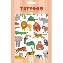 'Jungle animals' tattoos