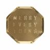 Kleine gouden borden Merry every thing