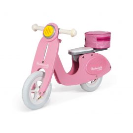 Roze scooter loopfiets Mademoiselle vanaf 3 jaar