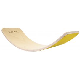 Wobbel Original blank gelakt met vilt mosterd