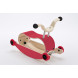 Mini-Flip 3-in-1 loopwagen rood + rood + rood