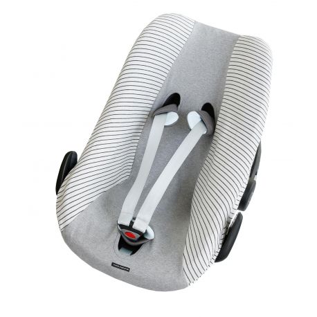 Hoes voor Maxi Cosi Pebble autozit La Línea off-white Hoes voor Maxi Cosi Pebble autozit La Línea off-white
