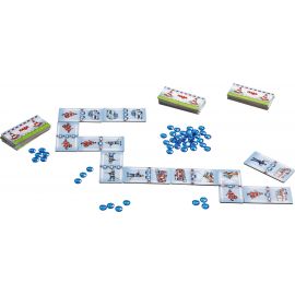 Domino in actie
