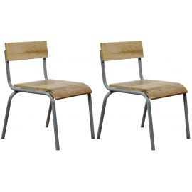 Set van 2 stoelen orginal grey