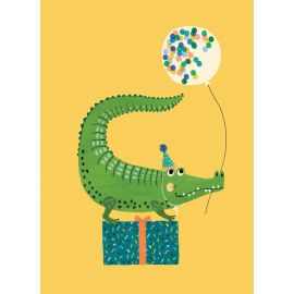 Postkaart Party krokodil