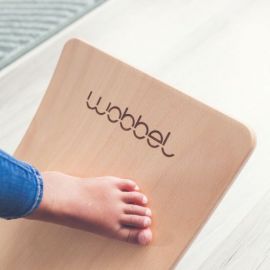 Wobbel Starter blank gelakt met gerecycleerd vilt bos