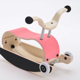 Mini-Flip 3-in-1 loopwagen groen + wit + zwart